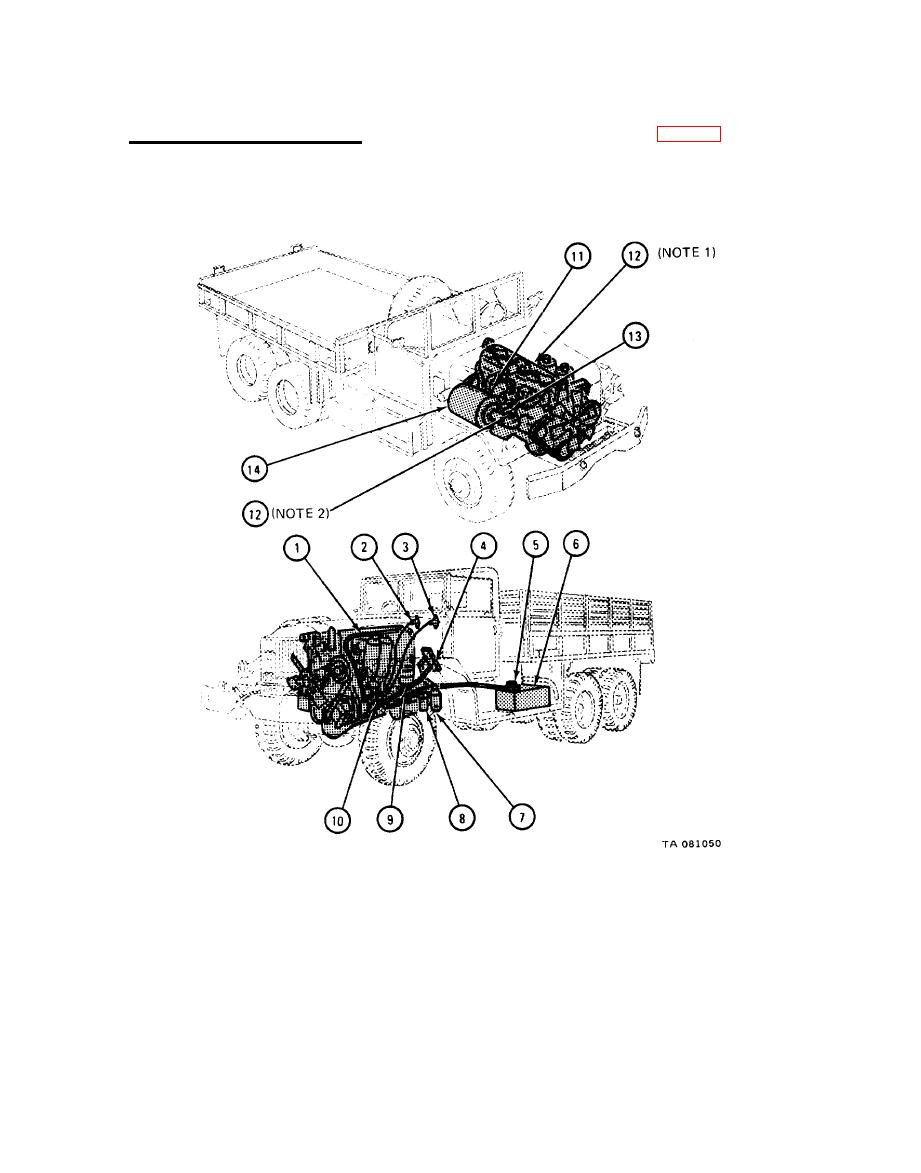 Figure 26. Fuel and Air Intake System Components Location